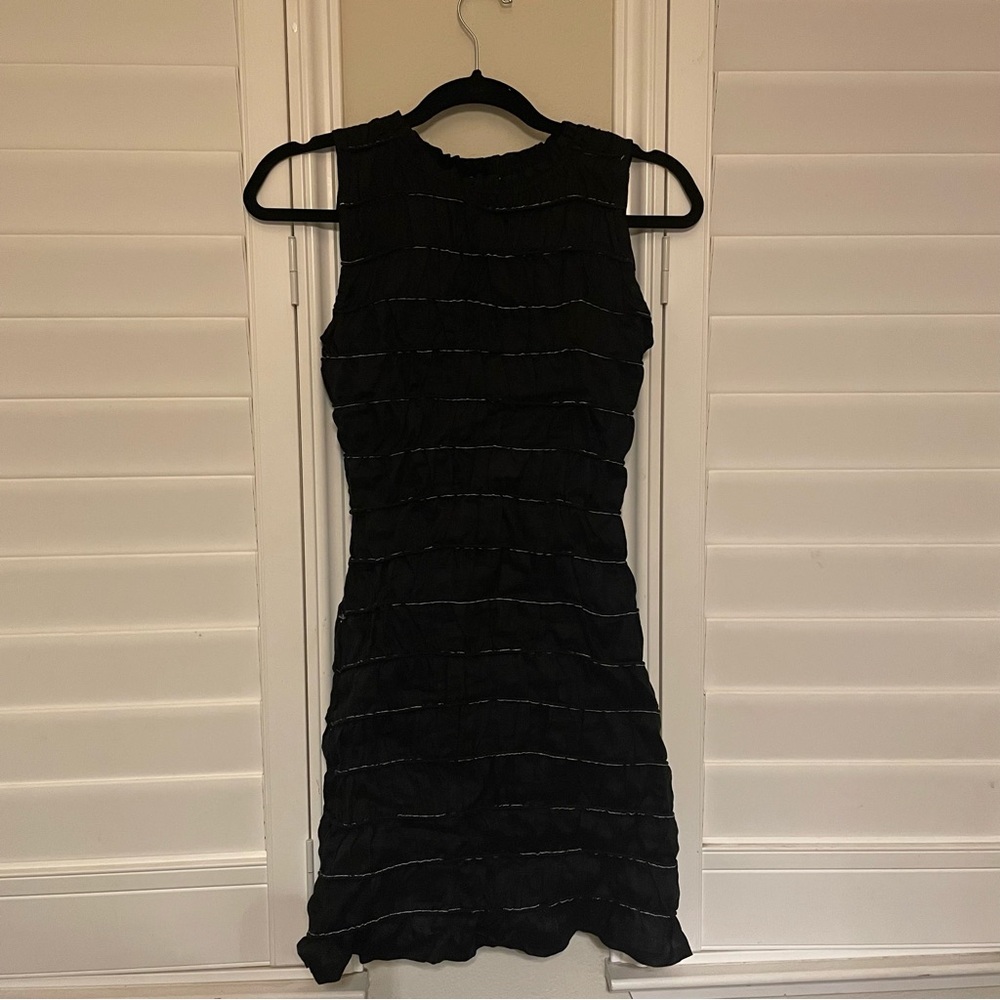 DISSH Davina Black Shirred Mini Dress - Picture 4 of 6